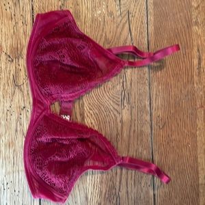 Free people dark red bra